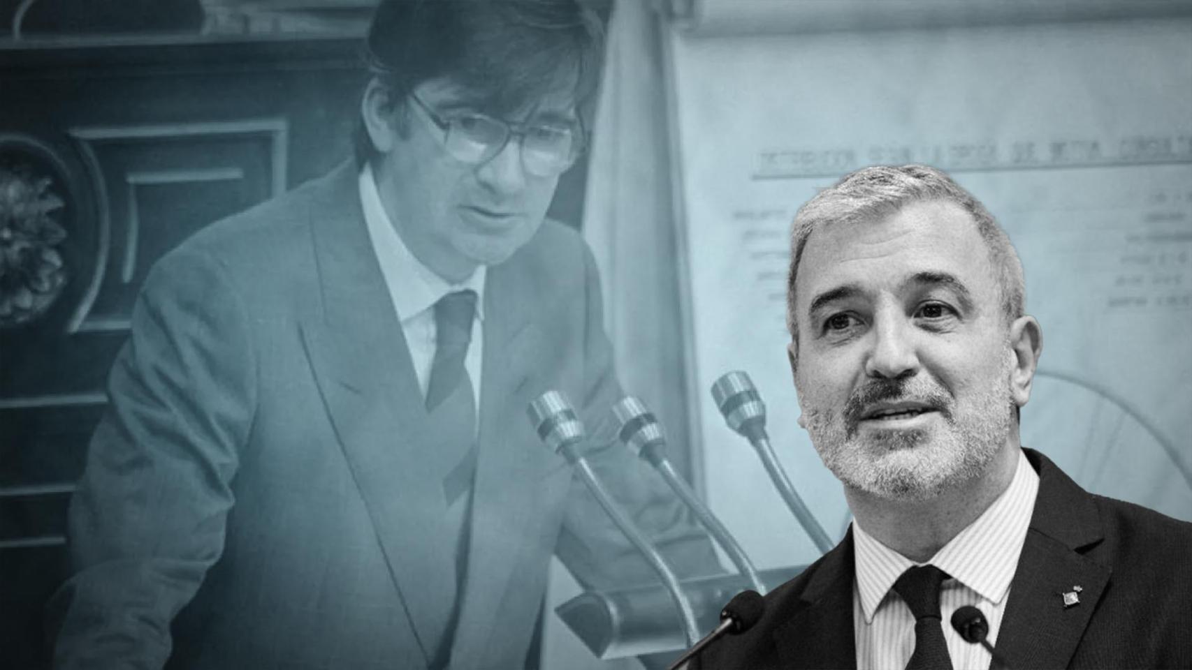 Fotomontaje de Ernest Lluch y Jaume Collboni