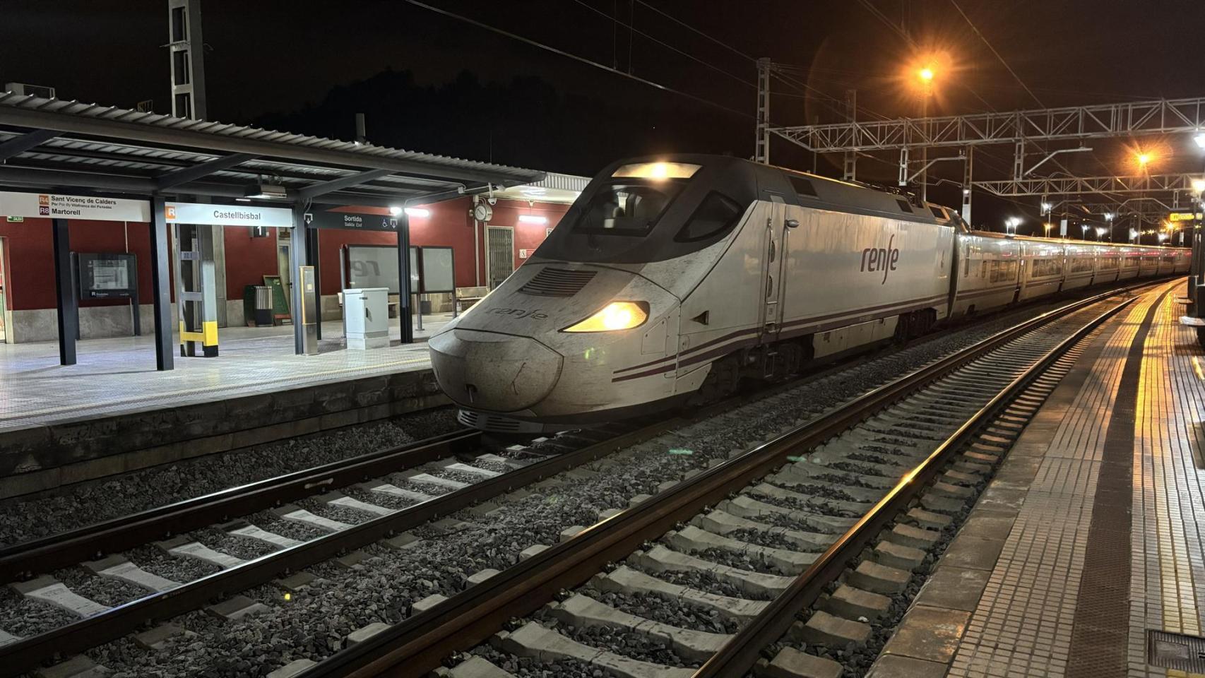 Pruebas en el nudo de Castellbisbal (Barcelona)