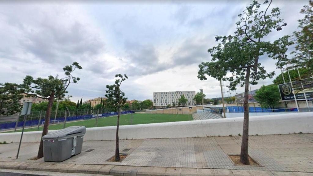 El Camp de l'Àliga de Barcelona desde el exterior en una imagen de archivo