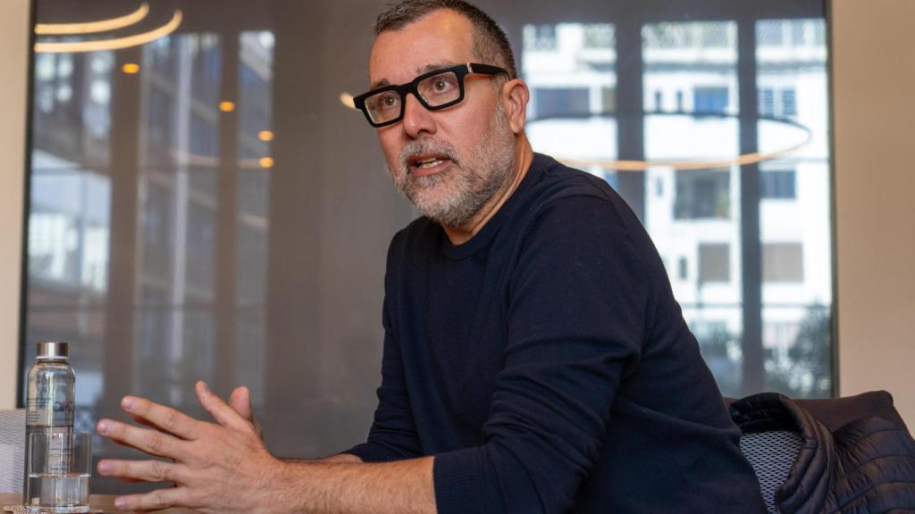 L'alcalde de Sant Vicenç dels Horts, Miguel Comino, durant l'entrevista amb Metrópoli