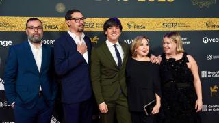 Galardonados posando en la alfombra roja de los Premios Ondas 2025