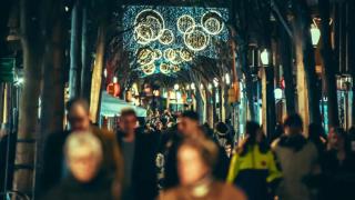 Luces de Navidad en Barcelona