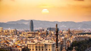 Imagen panorámica de Barcelona