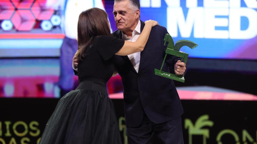 El Gran Wyoming recogiendo su Premio Ondas 2025