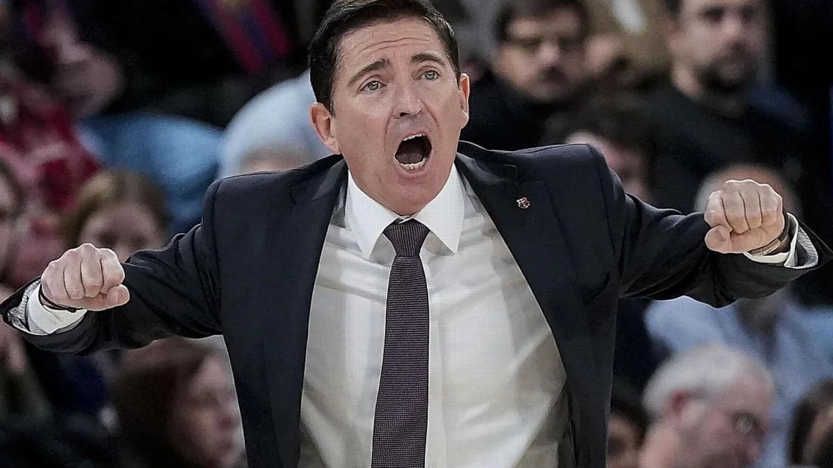 Xavi Pascual, entrenador del Barça de basket