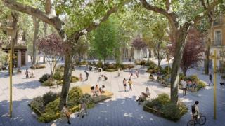 Rernder de las dos calles que se reformarán en Sant Antoni