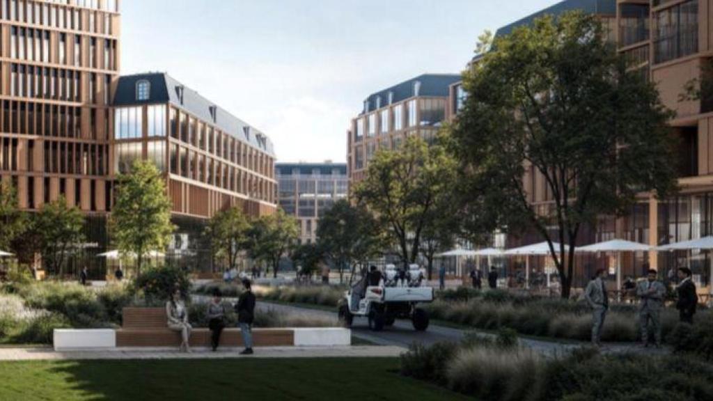 Render del distrito tecnológico proyectado en Sant Feliu