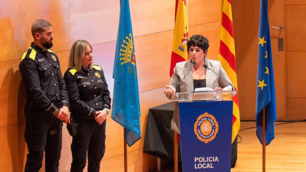 Acto homenaje a la Policía Local de Santa Coloma
