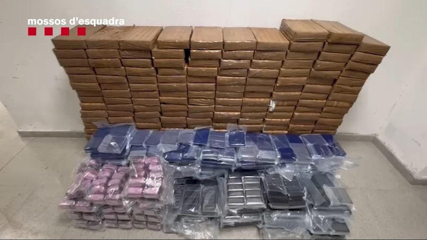 El hachís intervenido por los Mossos en Sant Quintí de Mediona