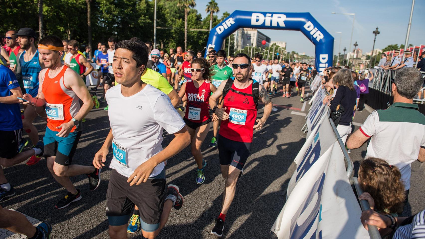 Imagen de archivo de la quinta edición de la Cursa Diagonal