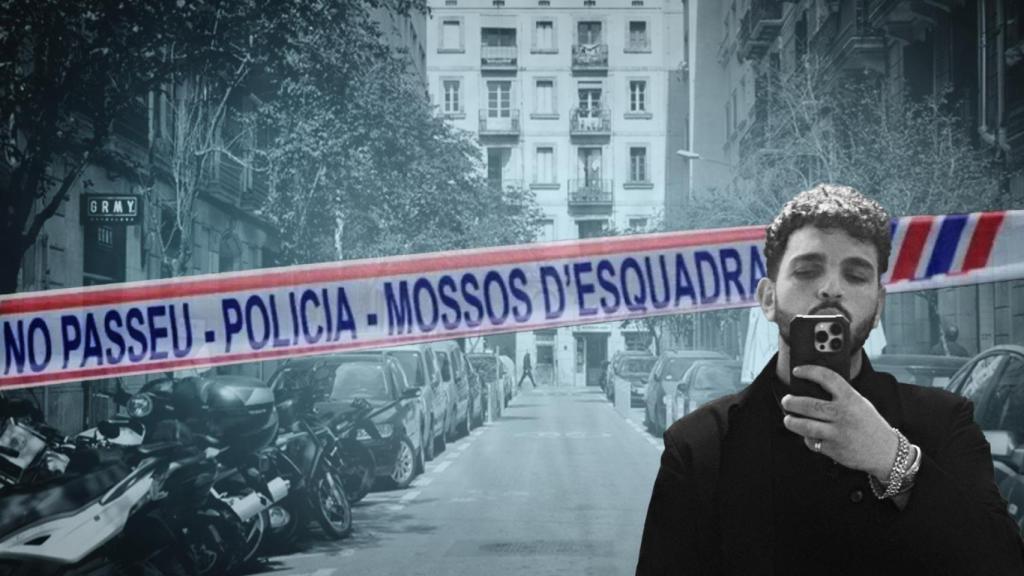 Fotomontaje de Rocco, el joven italiano muerto en Barcelona