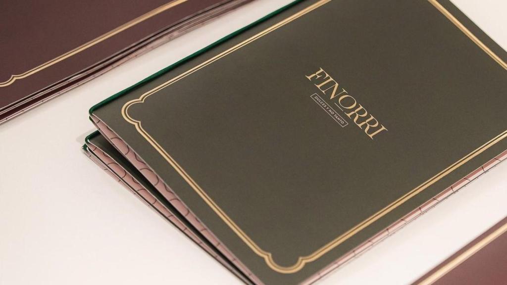 Les cartes del restaurant Finorri en una imatge d'arxiu