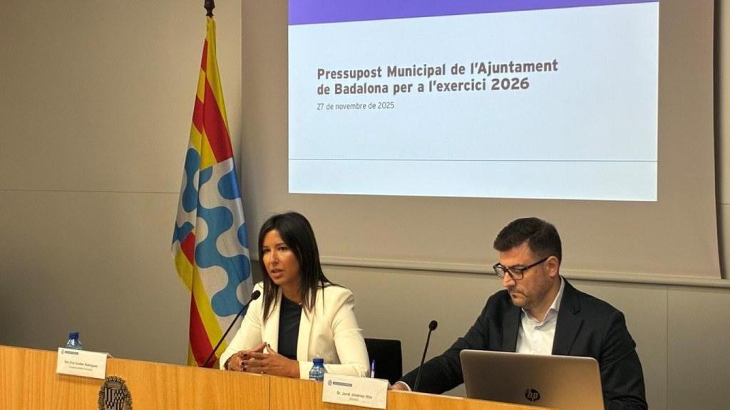 Presentación de los presupuestos de Badalona para el año 2026