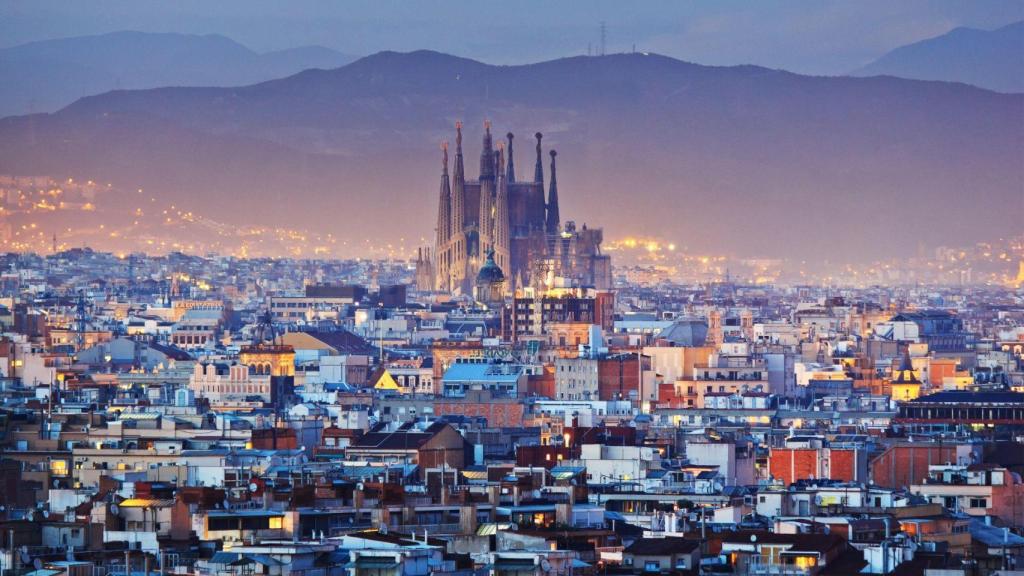 Imagen panorámica de Barcelona