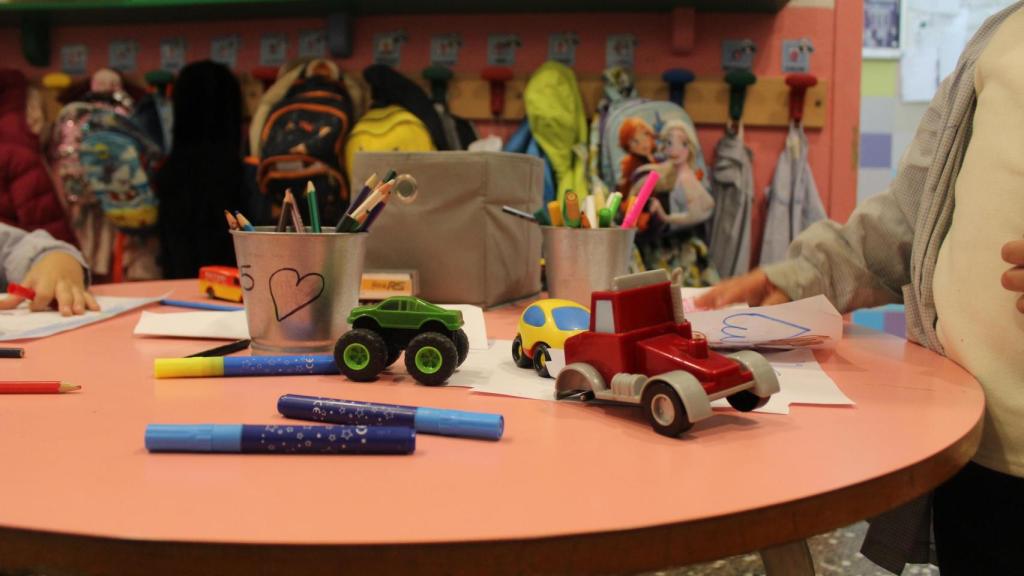 Una clase del Col·legi Miró de Barcelona