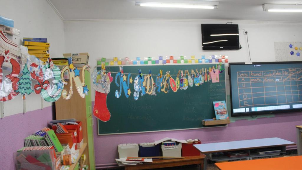 Una clase de una escuela de Barcelona - Archivo