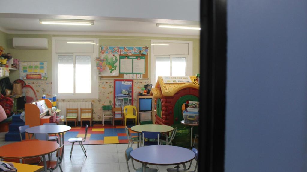 Una aula d'infantil al Col·legi Miró de Barcelona