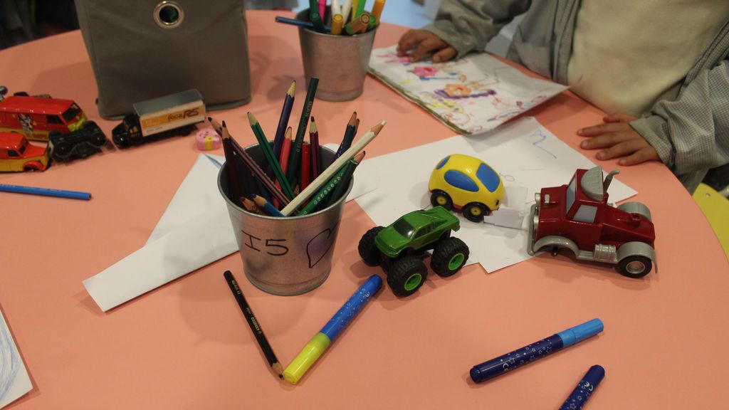 Una classe d'infantil - Arxiu