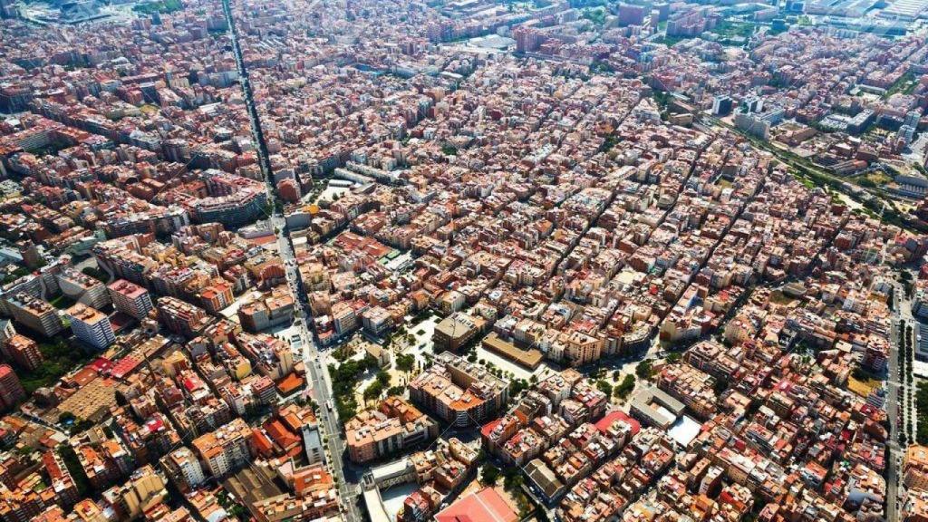 Vista aérea de Barcelona