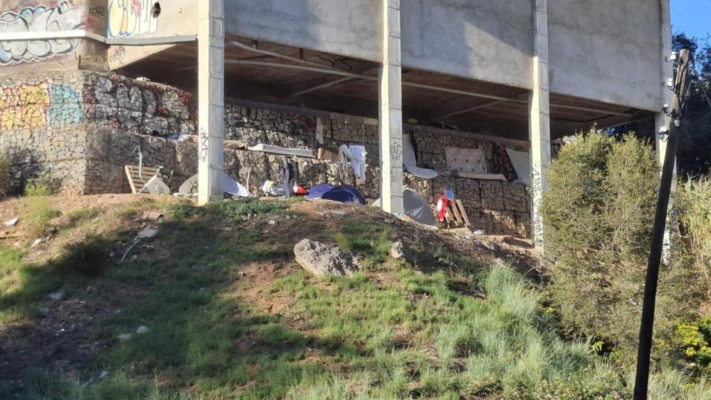 Asentamiento de la calle Pirineus, en el distrito de Horta-Guinardó de Barcelona