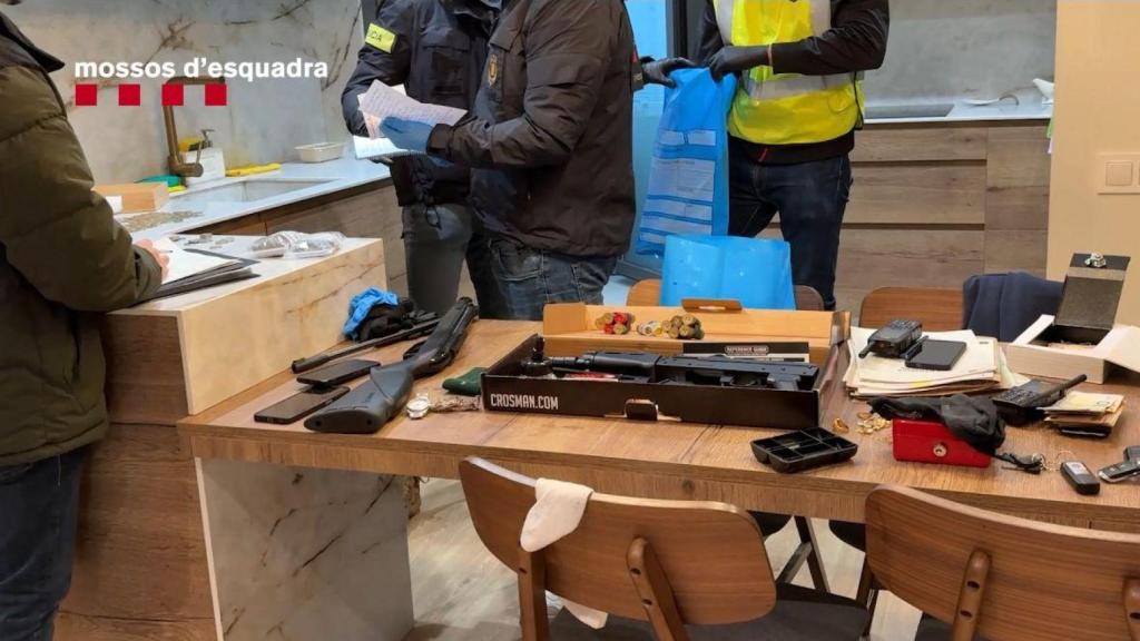 Drogues trobades durant l'operatiu d'aquest dimecres a Barcelona, Badalona i Rubí