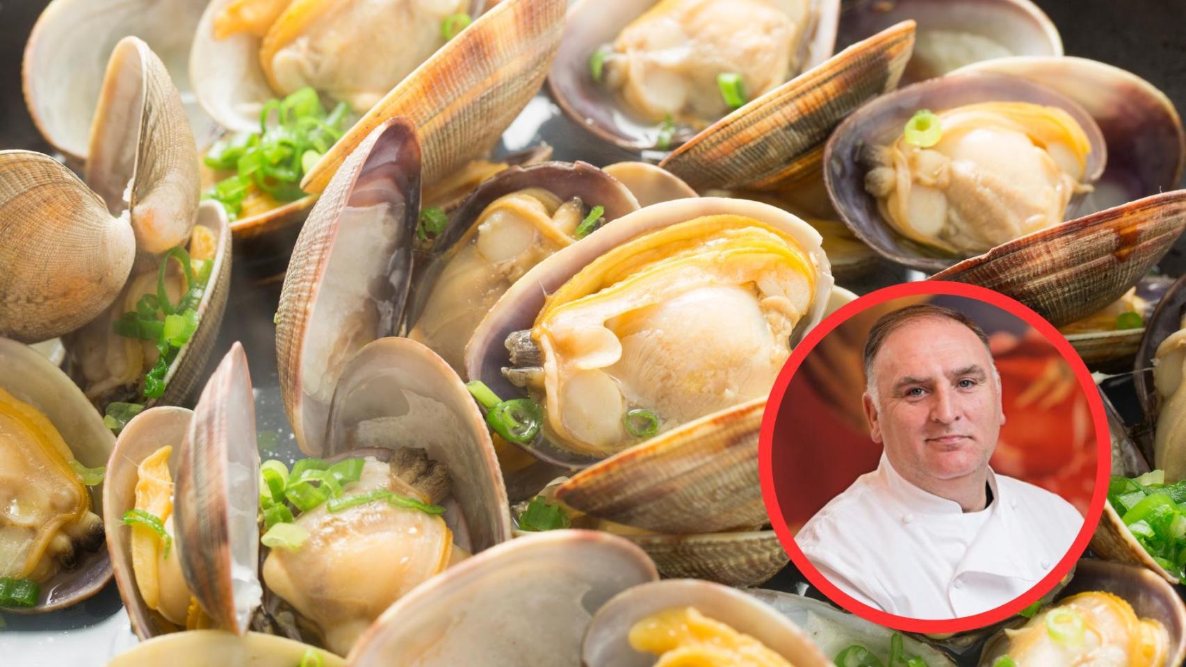 José Andrés y almejas