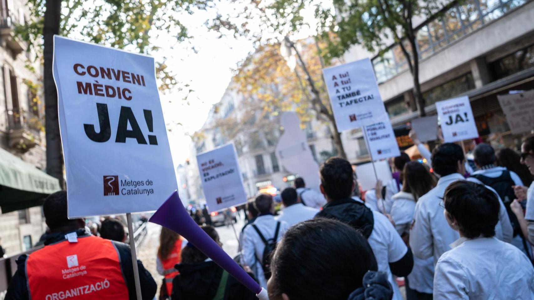 Manifestación médicos