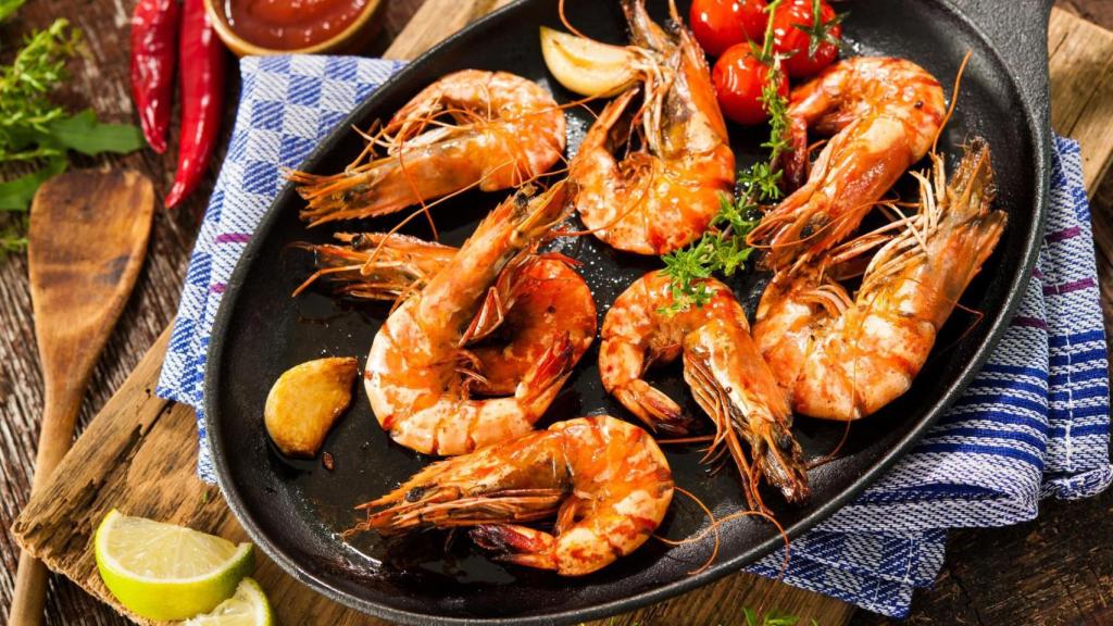 Gambas/gambones a la plancha