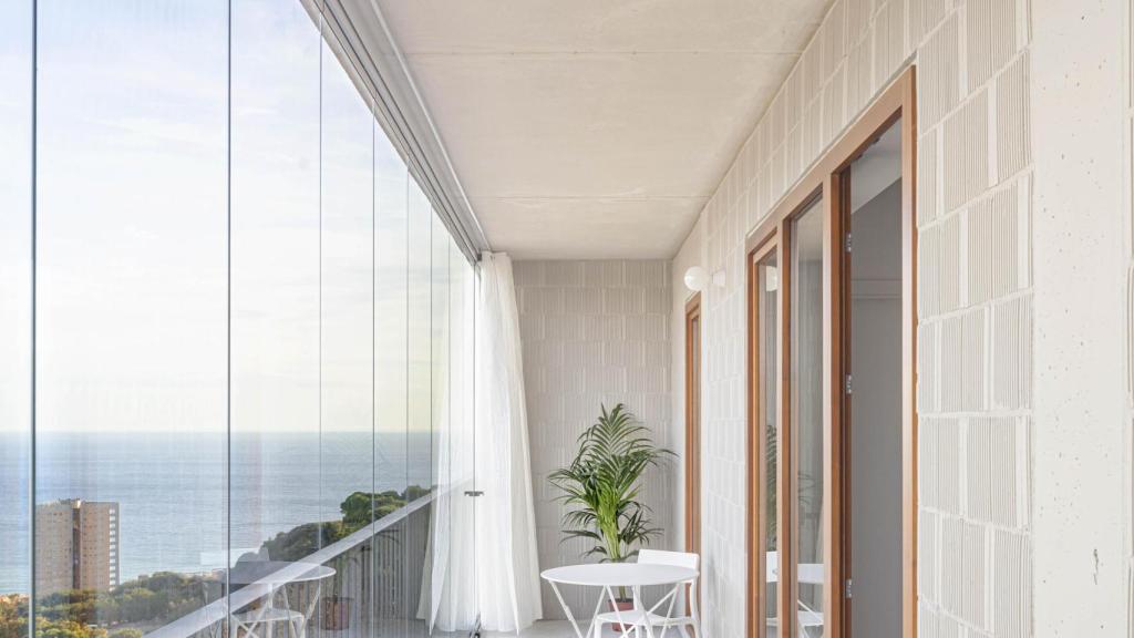 Render de futurs habitatges de protecció oficial a Montgat