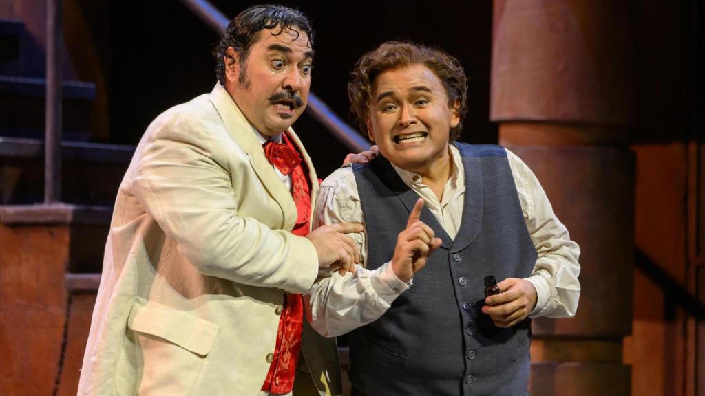 Escena de 'L'elisir d’amore', al Gran Teatre del Liceu