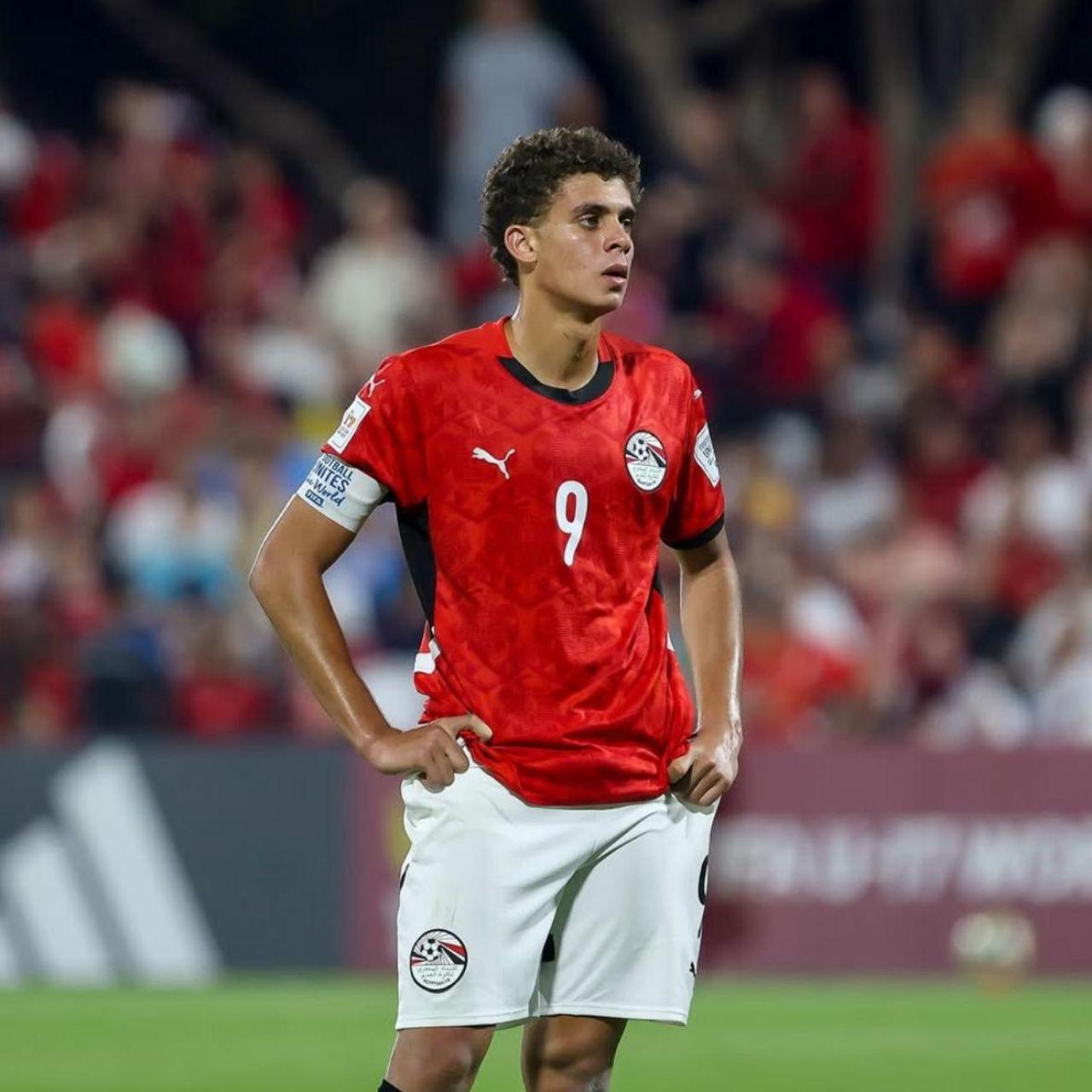 Hamza Abdelkarim con la selección de Egipto sub-17