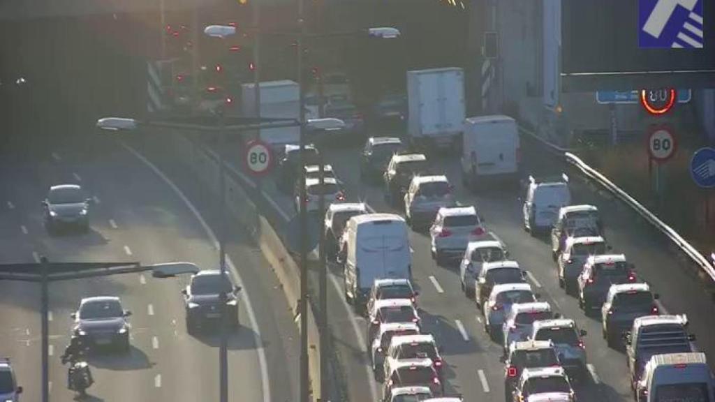 Retención en la B-20 de Santa Coloma