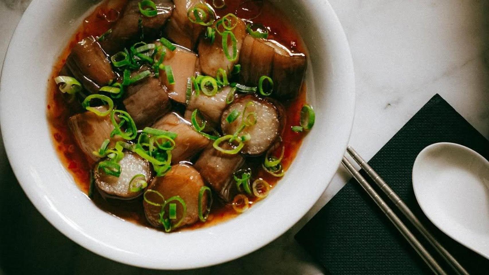 Berenjena confitada de Last Monkey