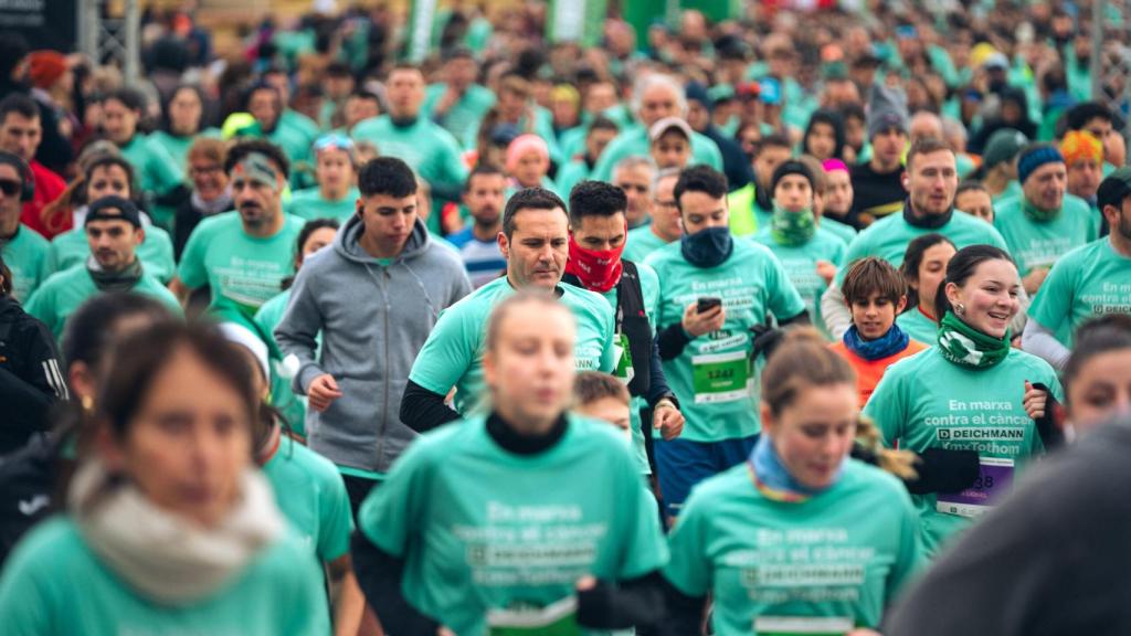 La carrera contra el cáncer en una edición anterior