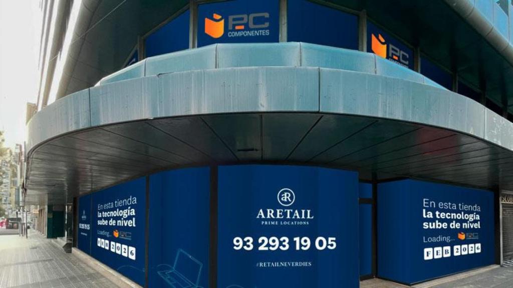 Nueva tienda de PC Componentes en la calle Balmes de Barcelona