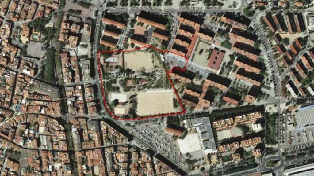 L'àmbit d'actuació de Can Sellarès a Viladecans