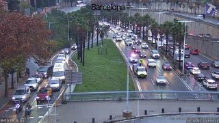 Avería en la Ronda de Dalt este 15 de diciembre de 2025