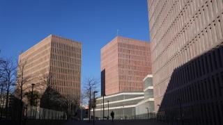 Fachada de la Ciutat de la Justícia