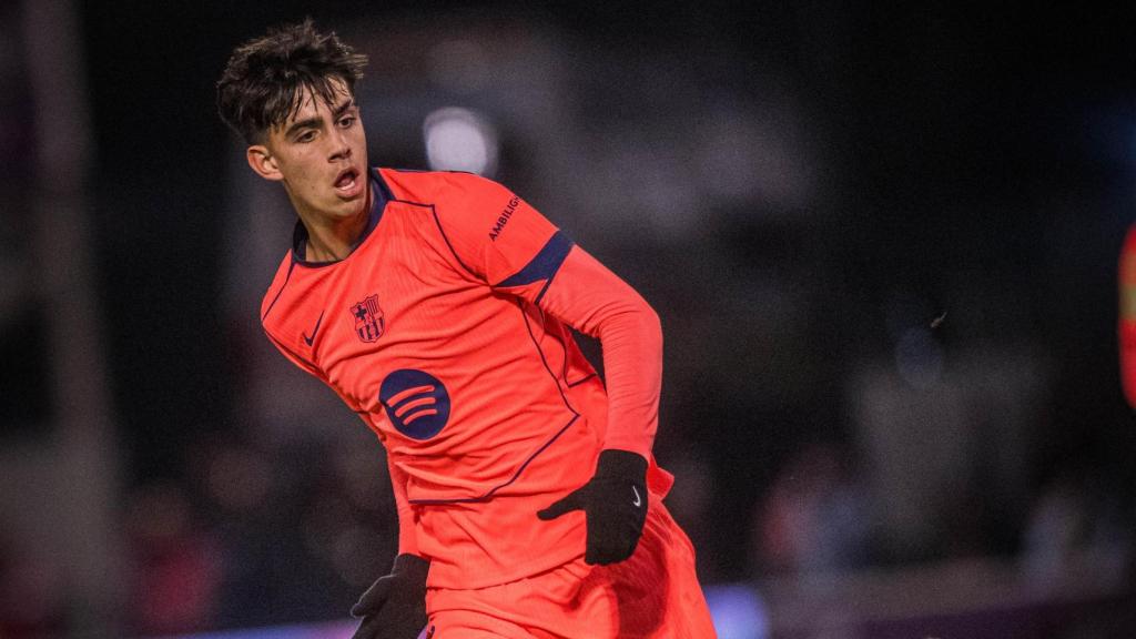 Marc Bernal durante el Guadalajara-Barça