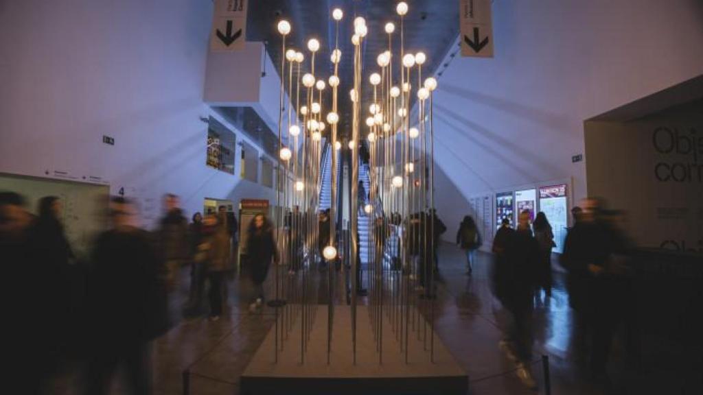 Obra 'Constel·lacions' al festival Llum BCN 2025