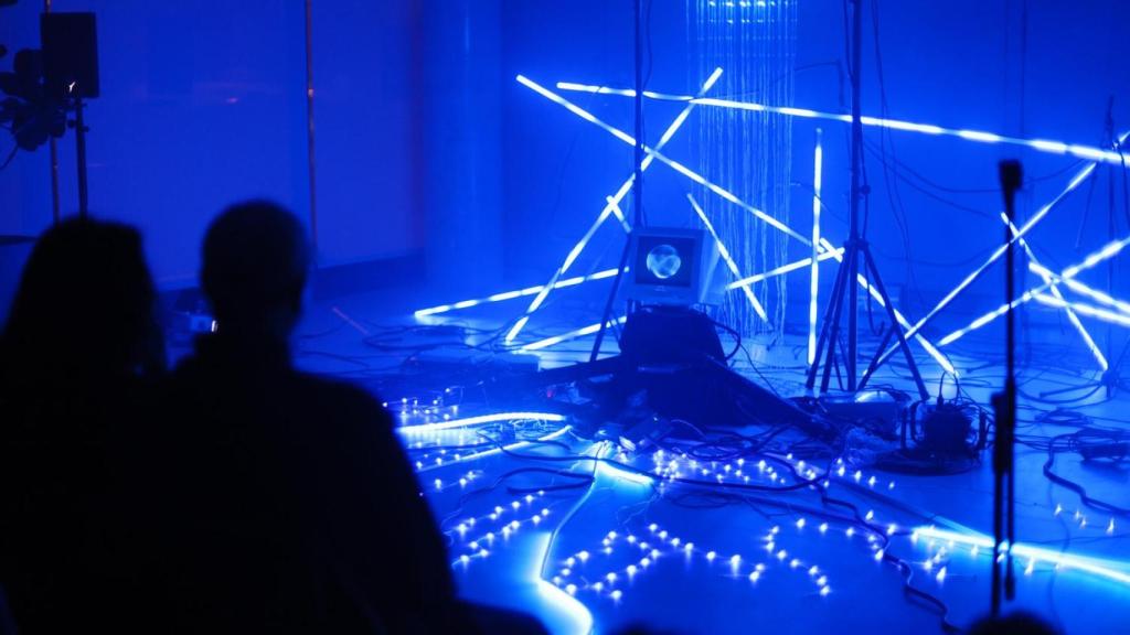 Obra 'Circuit Liminal' al festival Llum BCN 2025