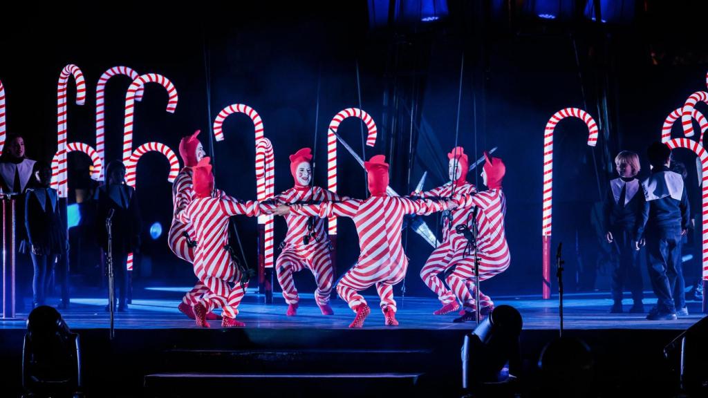 Fragmento del espectáculo del encendido de luces del pasado noviembre