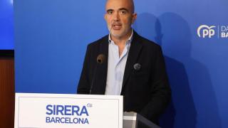 El líder del PP en el Ayuntamiento de Barcelona, Daniel Sirera