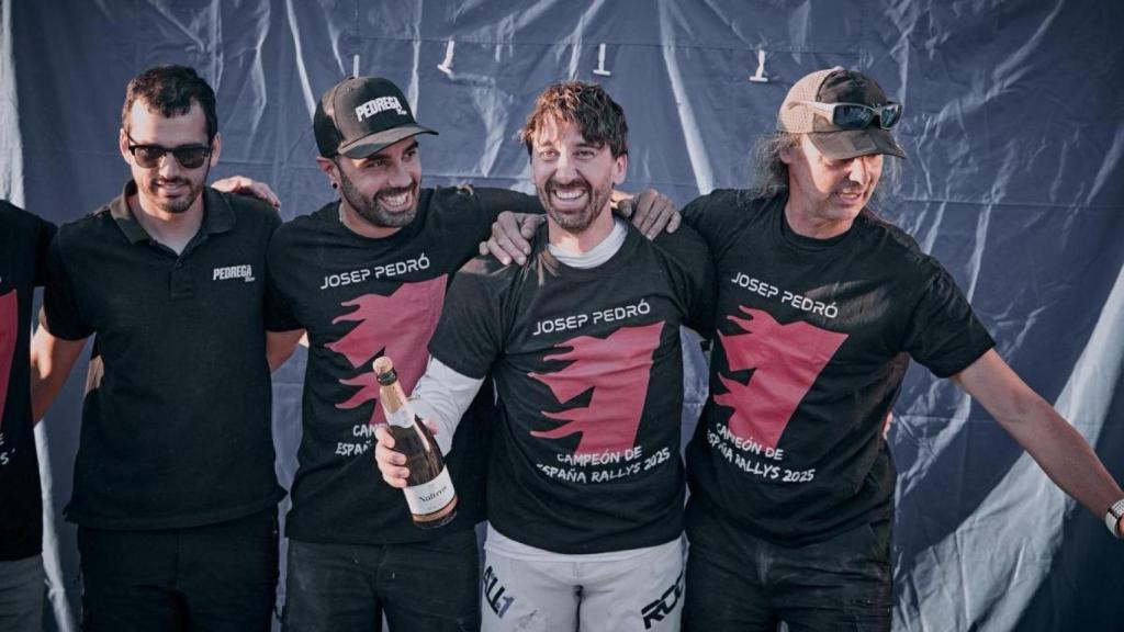 Josep Pedró celebra haber ganado el Campeonato de España 2025