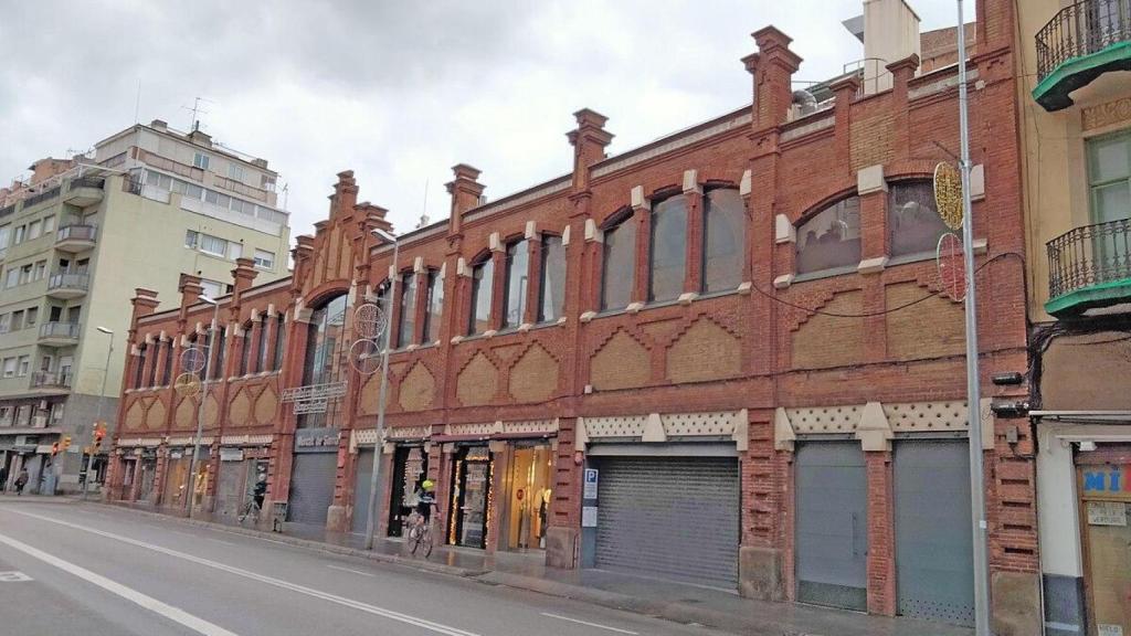El Mercat de Sarrià en imatge d'arxiu