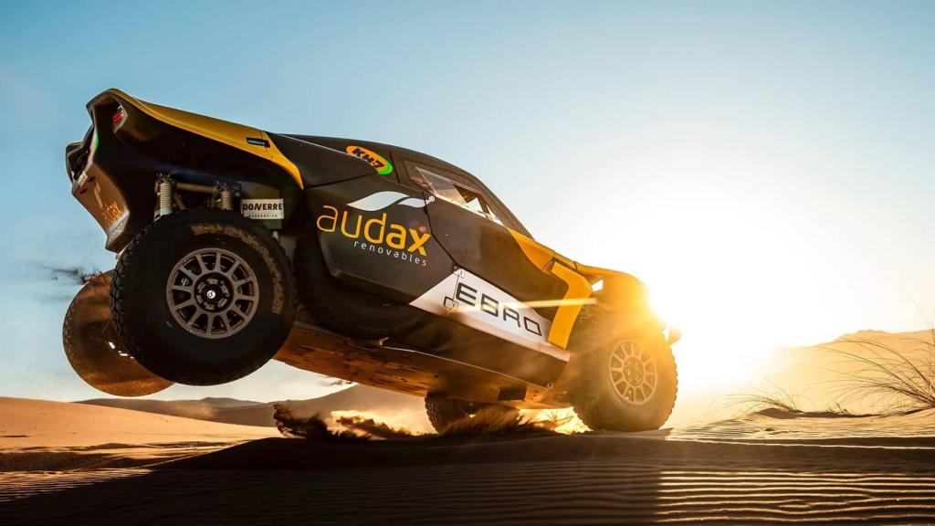 El coche del Dakar de Laia Sanz en una imagen de archivo