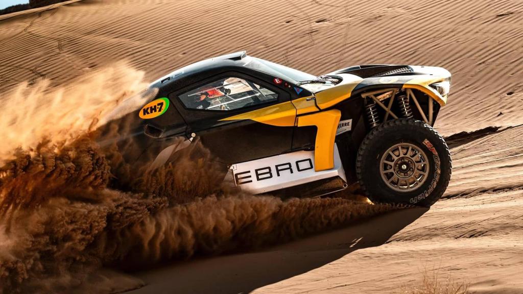 El coche del Dakar de Laia Sanz en una imagen de archivo