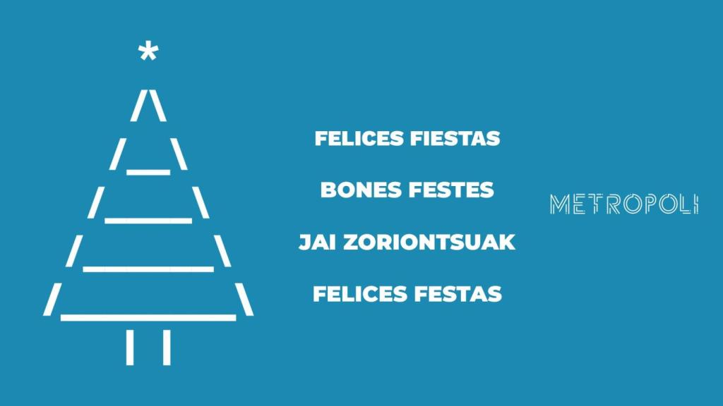 ¡Metrópoli te desea una feliz Navidad!