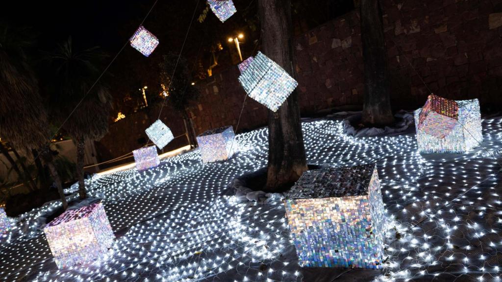 Decoració del nou espectacle nadalenc ‘El Jardí dels Somnis’ a la Torre Lluc