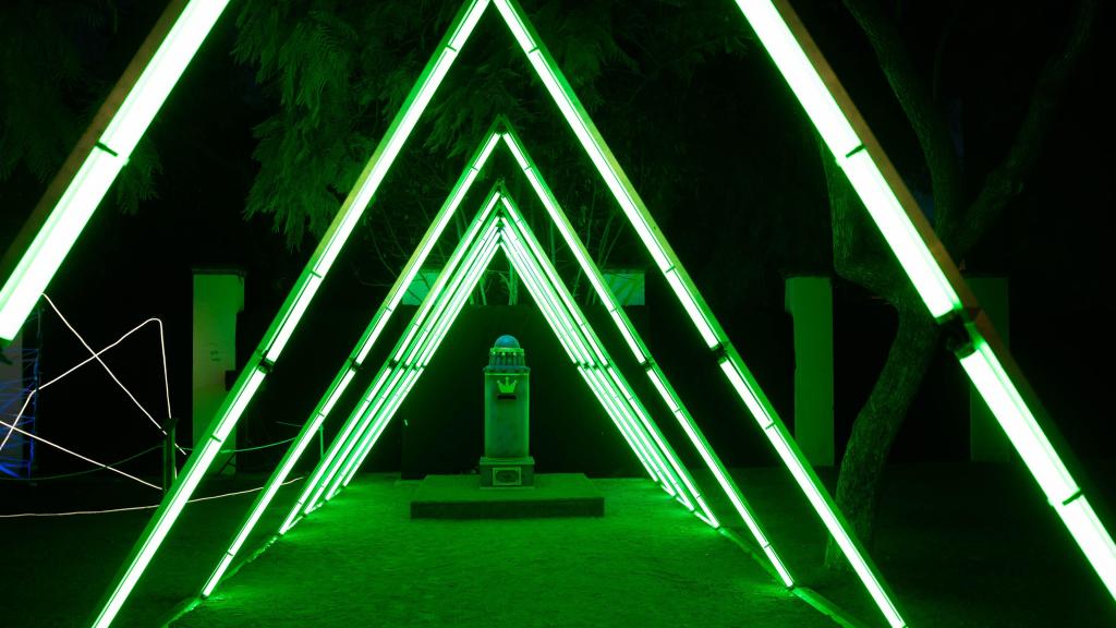 Decoració del nou espectacle nadalenc ‘El Jardí dels Somnis’ a la Torre Lluc